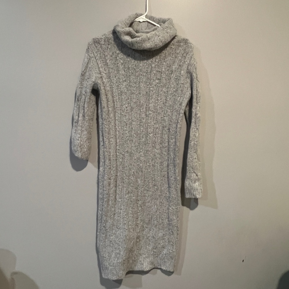 Soft gray women’s sweater dress. Great condition.